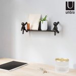 Imagen de REPISA Buddy Negro UMBRA 14x46cm