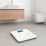 Imagen de BALANZA de Baño Vidrio Blanco 30x30cm