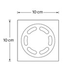 Imagen de REJILLA de Piso 10x10 Acero Sifonada