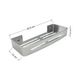 Imagen de REPISA Simple Toronto Aluminio Natural 32.5x13x4.5cm