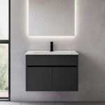 Imagen de M.Baño p/Colgar Dubai Gris c/Bacha Recta 61cm