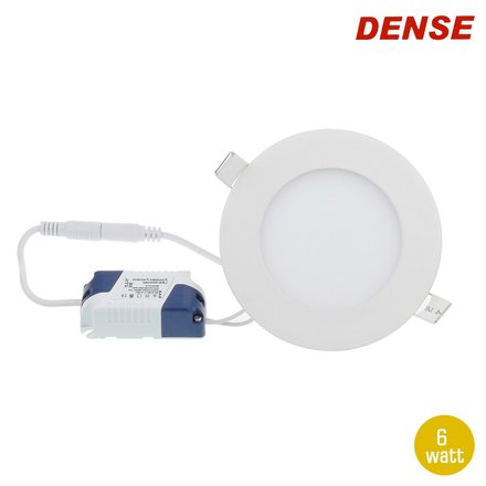Imagen de PANEL LED Embutir Redondo Blanco 6w Cálido Ø12cm Dense