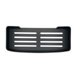 Imagen de REPISA Simple Toronto Aluminio Negra 32x12.5x4.5cm