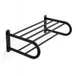 Imagen de TOALLERO Repisa Hotelero Negro 53.5x19x30cm Prof.