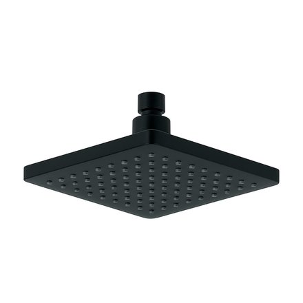 Imagen de ROSETON Cuadrado Negro c/Rótula 21.5x21.5cm Plástico/Silicona