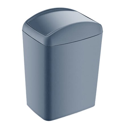 Imagen de PAPELERA 40Lts Plastica Vaiven Gris 26x36x53cm H