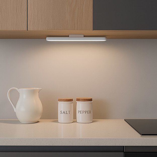 Imagen de LAMPARA Led Multiuso Recargable Blanca 10w Luz Variable c/Iman y Control