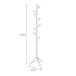 Imagen de PERCHERO de Pie Bambú con base Tripode 172cm H