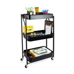 Imagen de CARRITO Auxiliar plegable Negro 45x30x77cm