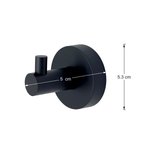 Imagen de PERCHA Simple Kin Bronce Negro