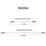 Imagen de BARRAL Extensible Nº 2 110-200cm