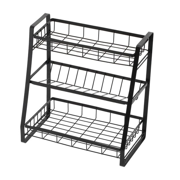 Imagen de ORGANIZADOR para mesada Negro 35x18,5x38cm