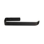 Imagen de TOALLERO Corto Toronto Aluminio Negro 25x6x3cm