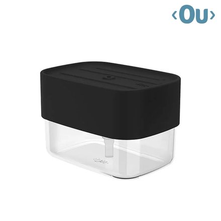 Imagen de DISPENSADOR P/Detergente Prush Ou Negro 15x10x10cm