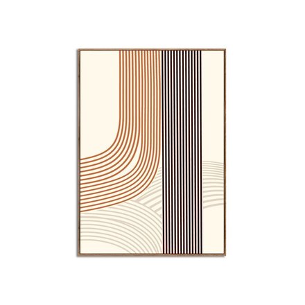 Imagen de CUADRO Canvas 30x40cm Marco LINEAS 2