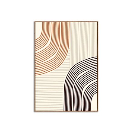 Imagen de CUADRO Canvas 30x40cm Marco LINEAS 1