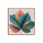 Imagen de CUADRO Canvas 40x40cm Marco HOJA POPLAR 1