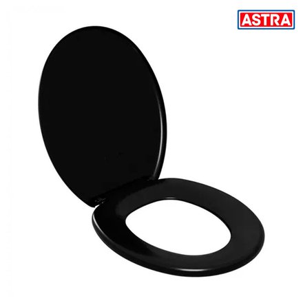 Imagen de TAPA W.C. Acolchada Regruesada Astra Negro