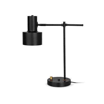 Imagen de Lampara de Escritorio Ejecutiva Negra 45cm H