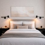 Imagen de Aplique LED 5w Cálido Articulado Negro Ø12x46cm Largo