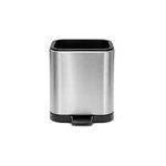 Imagen de PORTA Cubiertero Acero Inox. c/Pico Evacuador 10x10x12cm H