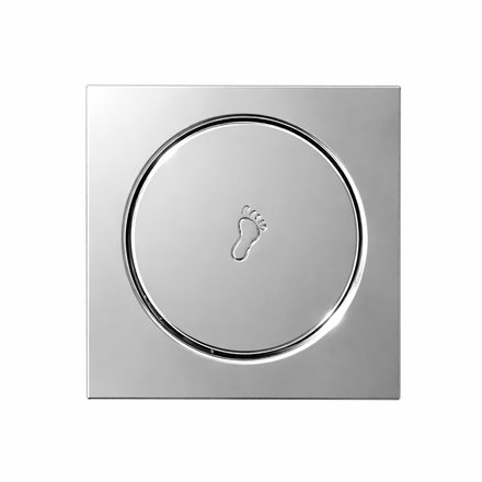Imagen de Rejilla Ciega TipTop Cromada 10x10cm