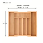 Imagen de CUBIERTERA Bambú Extensible 26-37.5x35x5cm H