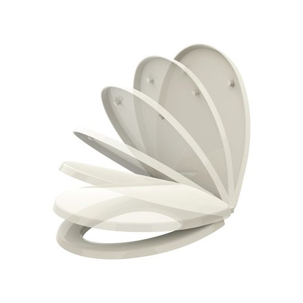 Imagen de TAPA Inoddoro OVAL Melamina Hueso c/Cierre Soft