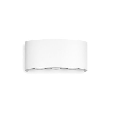 Imagen de Aplique LED Bidireccional 6w Cálido Yoko Blanco 16.5x4x8cm H