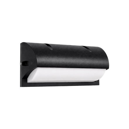 Imagen de Aplique LED 16w Cálido Curvo Negro 26x12x12.5cm H