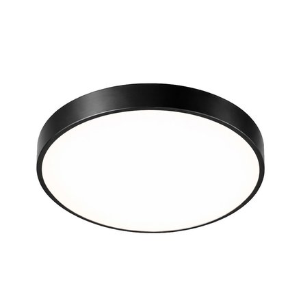 Imagen de PLAFON LED 24w Flat Negro Ø40cm