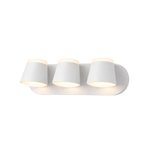 Imagen de Spot 3 Luces LED 30w Cálido Tosca Blanco 38x10x13cm Prof