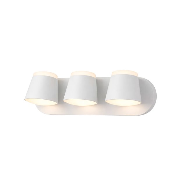 Imagen de Spot 3 Luces LED 30w Cálido Tosca Blanco 38x10x13cm Prof