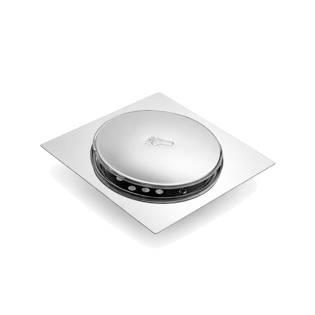 Imagen de Rejilla Ciega TipTop Cromada 15x15cm