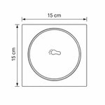 Imagen de Rejilla Ciega TipTop Cromada 15x15cm