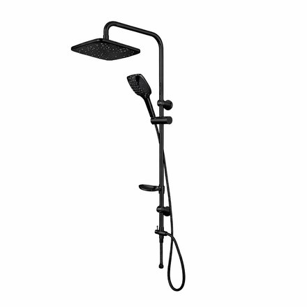 Imagen de PANEL Barral Columna NEGRO con Telefono y Roseta 1m
