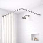 Imagen de Barral Curvo Extensible Acero 90-130cm