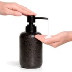 Imagen de Dispensador Negro Cerámica Ø7.5x18cm H