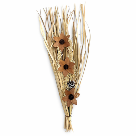 Imagen de Ramo Decorativo Flores Secas D2 75cm