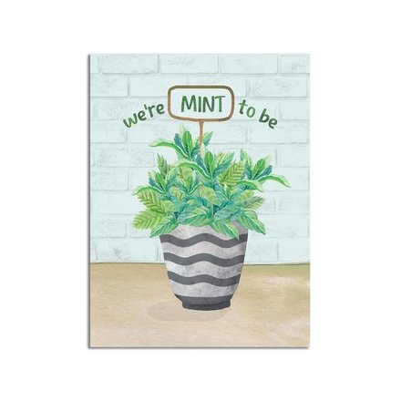 Imagen de CUADRO Canvas MINT 30x40cm