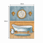 Imagen de CUADRO Canvas Bañera BAÑO 30x40cm