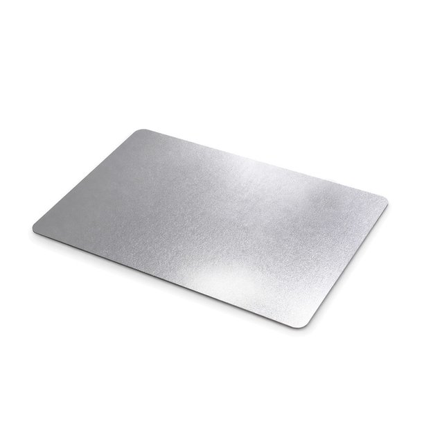 Imagen de INDIVIDUAL Simil Cuero Plateado 45x30cm