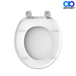 Imagen de Tapa Inodoro OVAL Plastica c/Cierre Lento Blanco