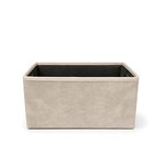 Imagen de CESTO Organizador Rectang. c/Asas Gris Mediano 34x23x18cm H