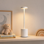 Imagen de Lampara de Mesa LED Blanca Luz Variable y Dimerizable Ø8x34cm H