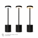 Imagen de Lampara de Mesa LED Negra
