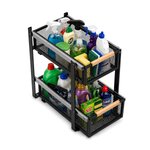 Imagen de Organizador de Mueble  2 Niveles Canastos Telescópicos