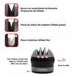 Imagen de Afilador de Cuchillos c/Ventosa 3 Claveles