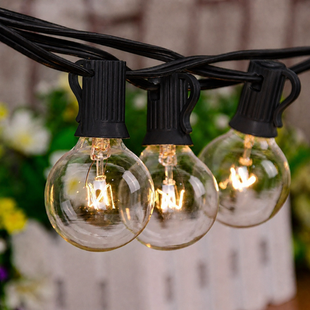 Imagen de Guia de 20 Luces 7 watts P/Exterior o Interior / Lámpara Ø 4cm/Largo 7.62 mts