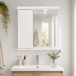 Imagen de BOTIQUIN 1 Cuerpo Blanco con Luz 56*18*60.5cm H